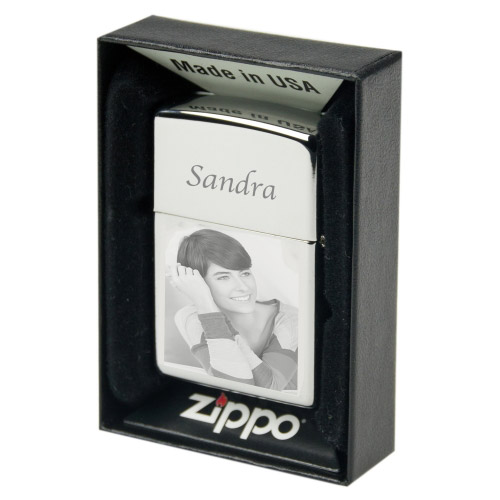 ZIPPO aansteker met fotogravure